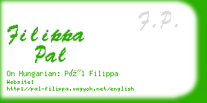 filippa pal business card